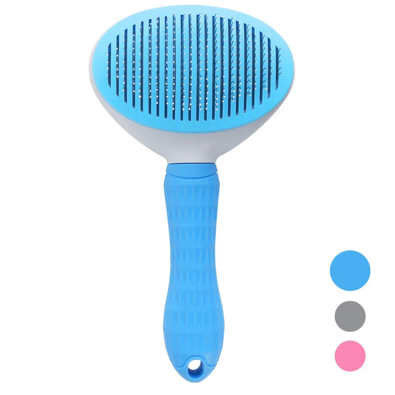 Premium Self-Cleaning Pet Hair Comb