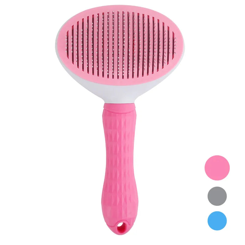 Premium Self-Cleaning Pet Hair Comb