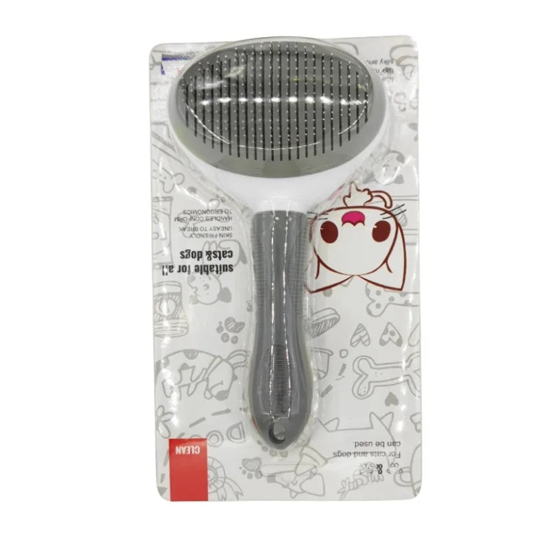 Premium Self-Cleaning Pet Hair Comb