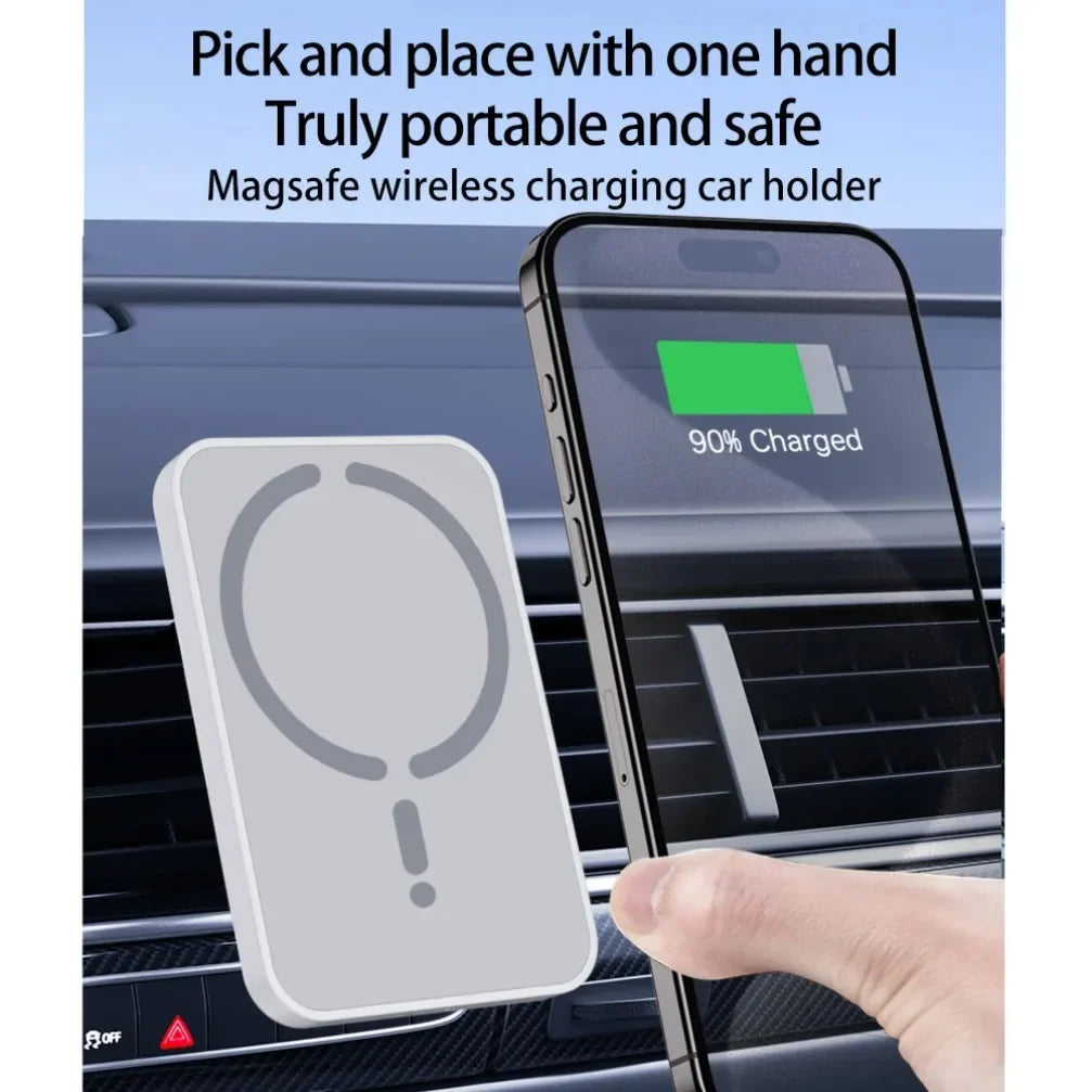 Magnetic Wireless Car Charger & Holder