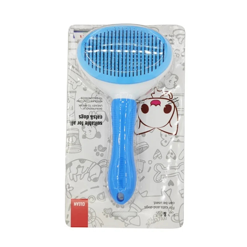 Premium Self-Cleaning Pet Hair Comb