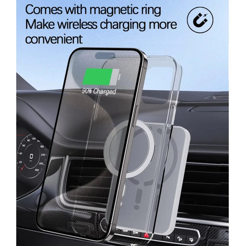 Magnetic Wireless Car Charger & Holder