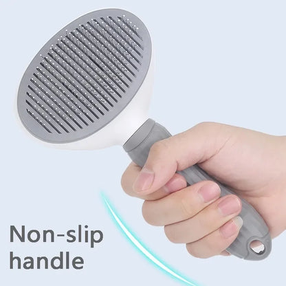 Premium Self-Cleaning Pet Hair Comb