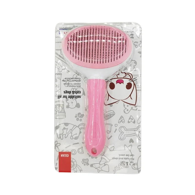 Premium Self-Cleaning Pet Hair Comb